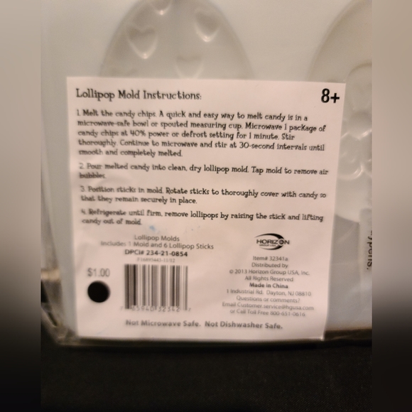 Lollipop form molds for Chocolate, NWT bundle set of 5 - Picture 9 of 12